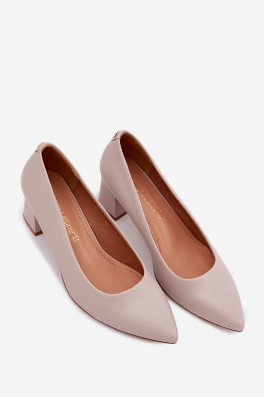 Zapatos de tacón Sergio Leone PB413 en gris