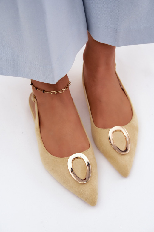 Sandalias de mujer con tacones anchos con adornos color amarillo Sparkle