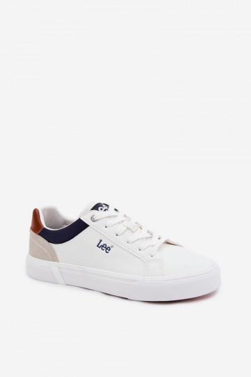 Zapatos casuales para hombre LEE BRIXTON MEN LOIN 50261024.1FG color blanco