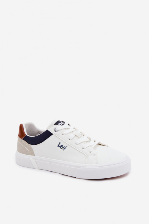 Zapatos casuales para hombre LEE BRIXTON MEN LOIN 50261024.1FG color blanco
