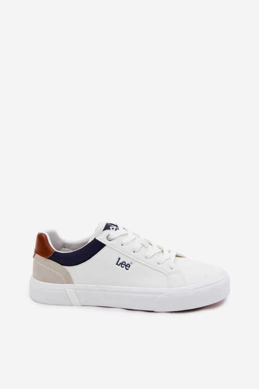 Zapatos casuales de hombre LEE BRIXTON MEN LOEN 50261024.1FG el color blanco
