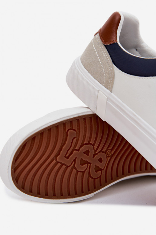 Zapatos casuales de hombre LEE BRIXTON MEN LOEN 50261024.1FG el color blanco