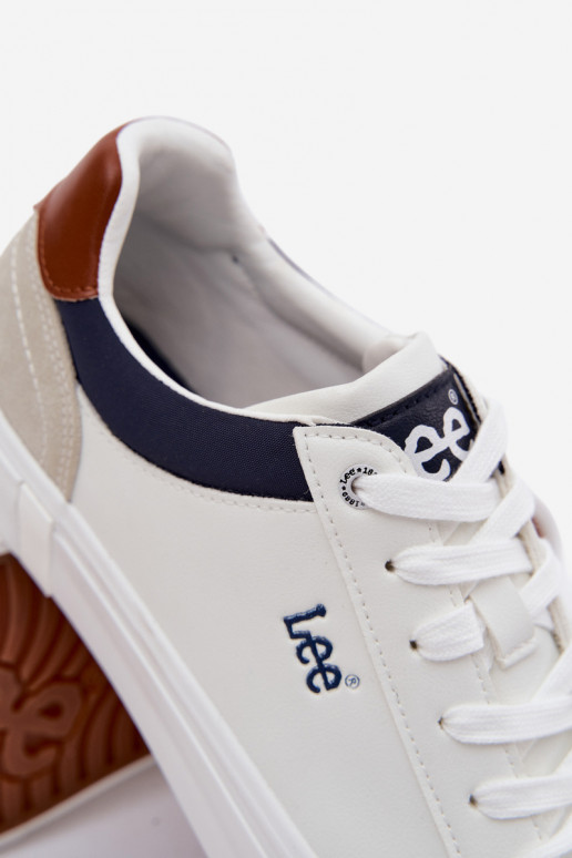 Zapatos casuales de hombre LEE BRIXTON MEN LOEN 50261024.1FG el color blanco