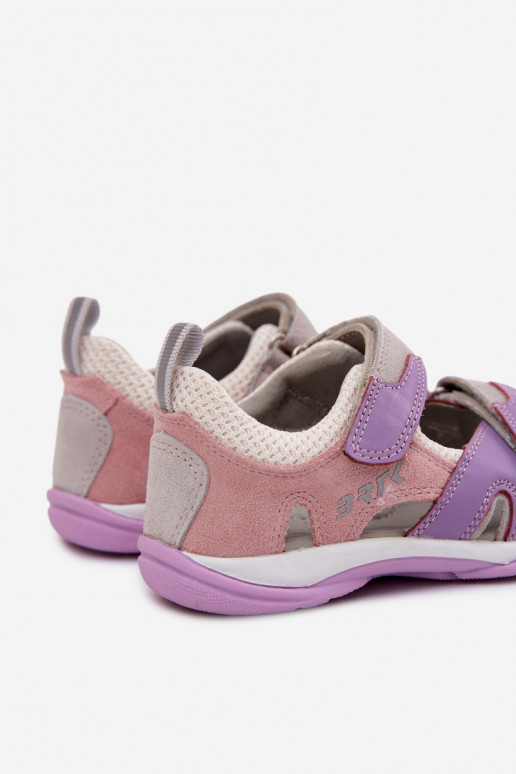 sandalias para niños Piel Bartek 84413-85 color violeta