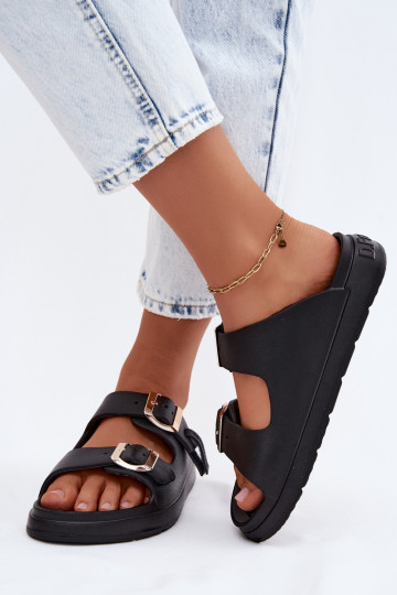 Mules ligeras para mujer D.Franklin DFSH413001 en negro