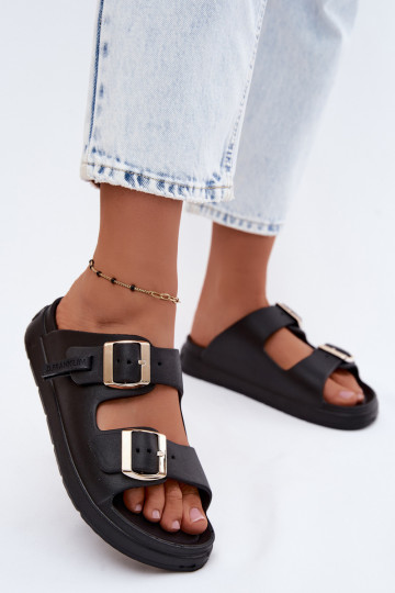 Mules ligeras para mujer D.Franklin DFSH413001 en negro 2