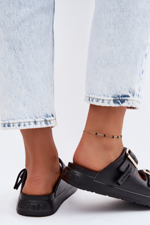 Mules ligeras para mujer D.Franklin DFSH413001 en negro