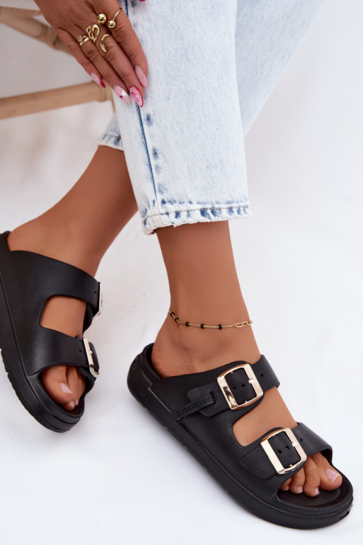 Mules ligeras para mujer D.Franklin DFSH413001 en negro