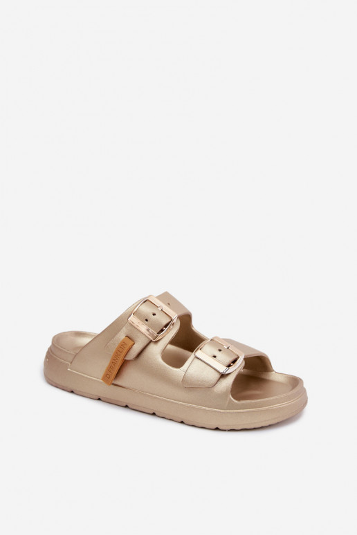 Mules ligeras para mujer D.Franklin DFSH413002 en dorado