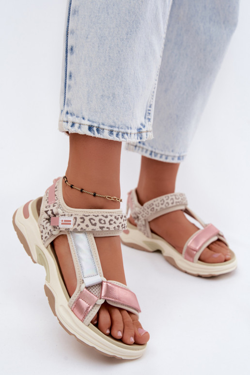Sandalias de mujer Piel D.Franklin DFSH406006 color rosa