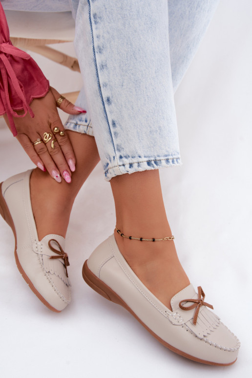 mocasines de mujerActivadoturalnej Skóry beige Vantae