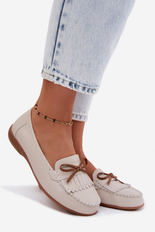 mocasines de mujerActivadoturalnej Skóry beige Vantae