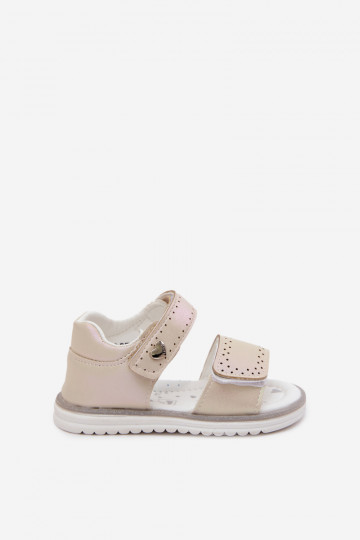 Sandalias infantiles de color arena Lemony 2