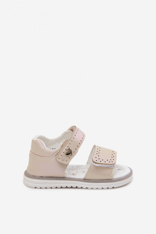 Sandalias infantiles de color arena Lemony