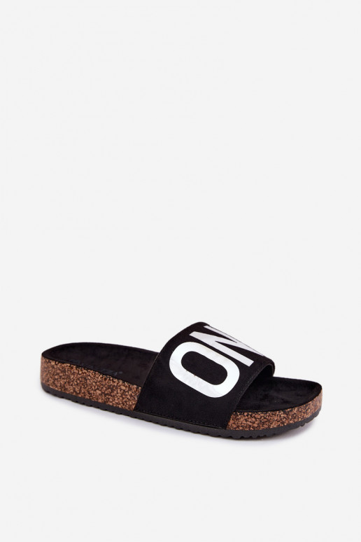 zapatillas de mujer con una plataforma ONE Vinceza 22-2217 de color negro
