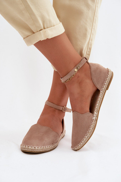 AlpargatasImitacji de gamuzau Vinceza 23-34594 beige