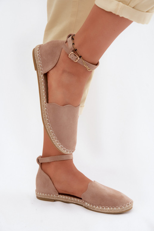 AlpargatasImitacji de gamuzau Vinceza 23-34594 beige