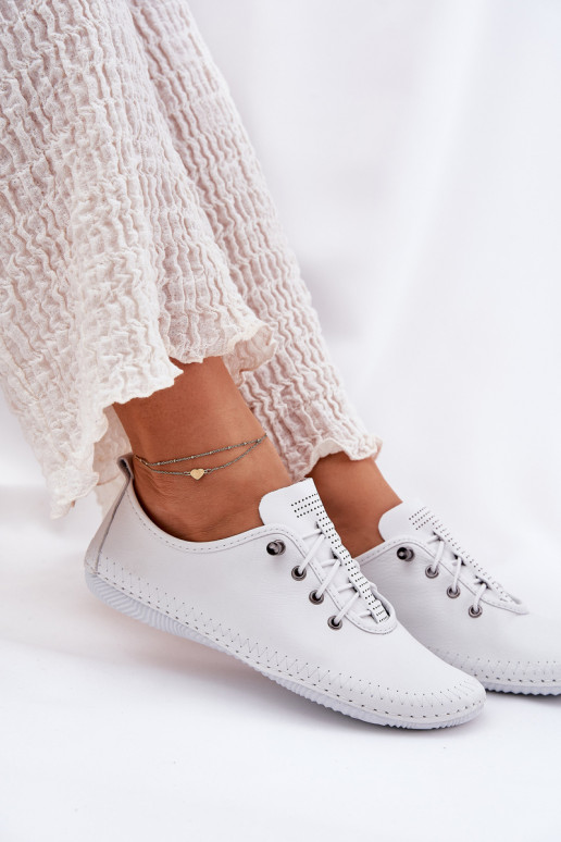 Piel zapatos Femenino Artiker 54C0838 el color blanco