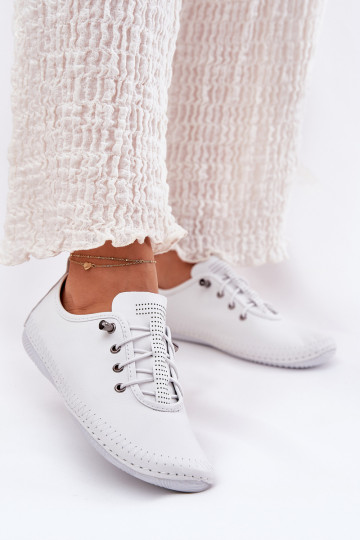 Piel zapatos Femenino Artiker 54C0838 el color blanco 2
