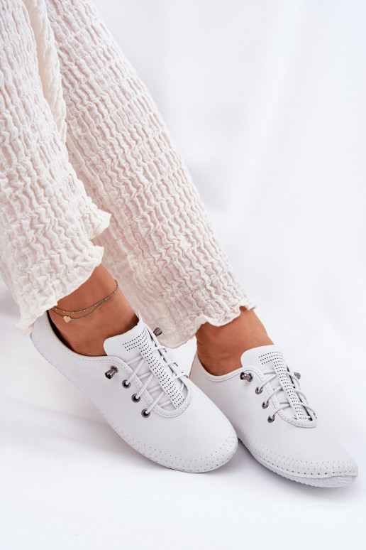 Piel zapatos Femenino Artiker 54C0838 el color blanco