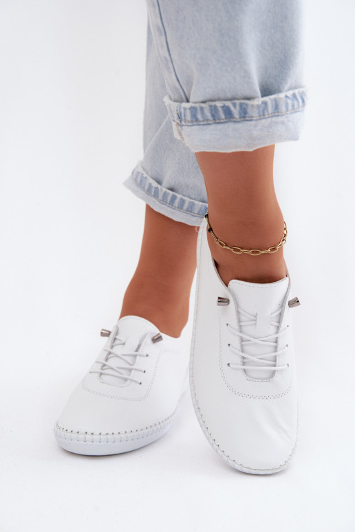 Piel zapatos Femenino Artiker 58C3069 el color blanco
