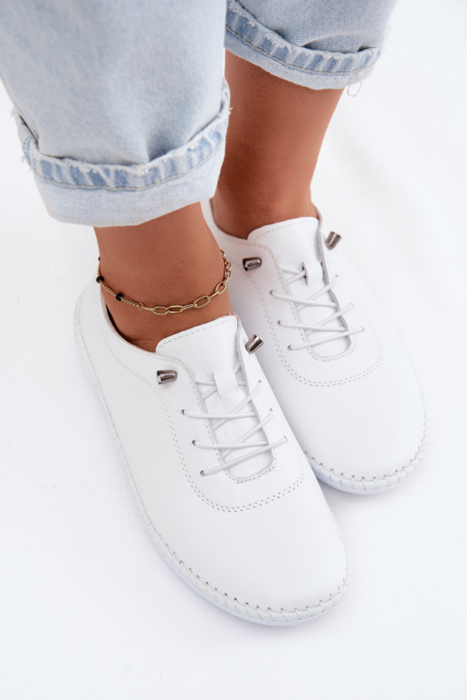 Piel zapatos Femenino Artiker 58C3069 el color blanco