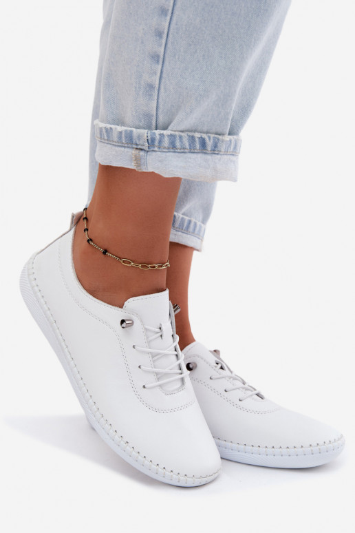 Zapatos de cuero para mujer en color blanco Artiker 58C3069