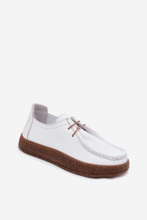 Zapatos de mujer blancos de cuero natural Artiker 58C2628