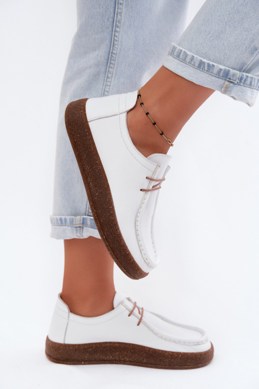 zapatos FemeninoActivadoturalnej Skóry Artiker 58C2628 el color blanco