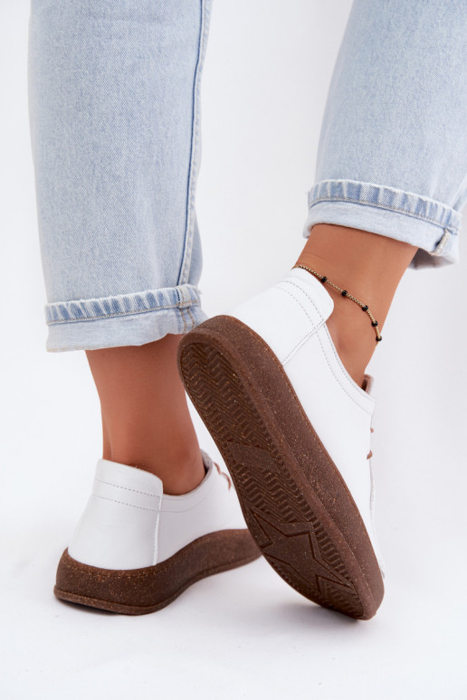 Zapatos de mujer blancos de cuero natural Artiker 58C2628