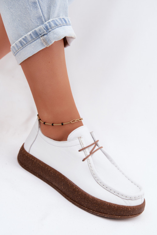zapatos FemeninoActivadoturalnej Skóry Artiker 58C2628 el color blanco