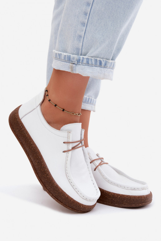 zapatos FemeninoActivadoturalnej Skóry Artiker 58C2628 el color blanco