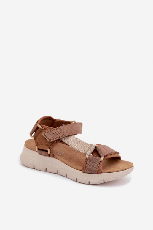 Sandalias de mujer marrones de estilo deportivo Artiker 58C1231