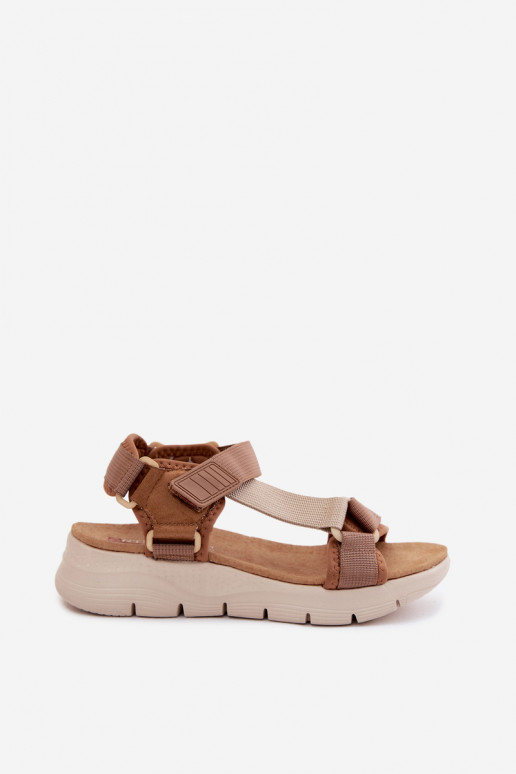 Sandalias de mujer marrones de estilo deportivo Artiker 58C1231