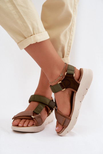 Sandalias de mujer verdes de estilo deportivo Artiker 58C1232 2