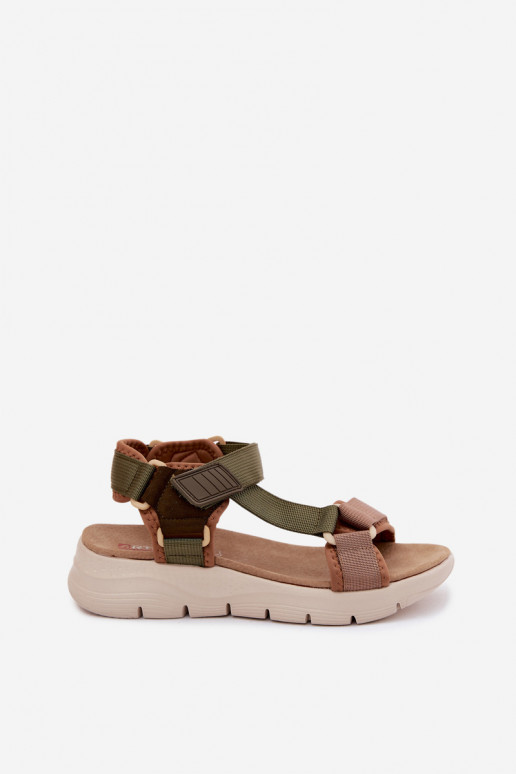 Sandalias de mujer verdes de estilo deportivo Artiker 58C1232
