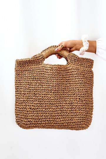Gran bolso de mano para mujer Big Star JJ574103 marfil 2