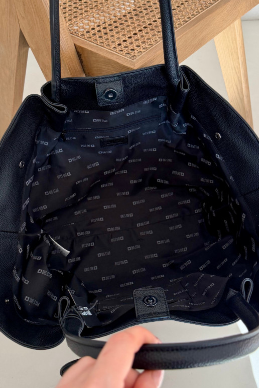 Grande bolso de mujer Comprador Big Star SS574005 negro