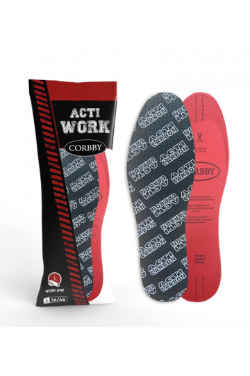 CORBBY ACTI INSOLE plantillas con carbón activado 36-46