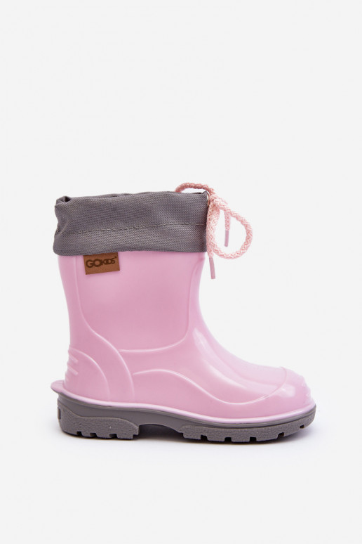 Botas de goma rosas para niños GoKids KIMMY 951