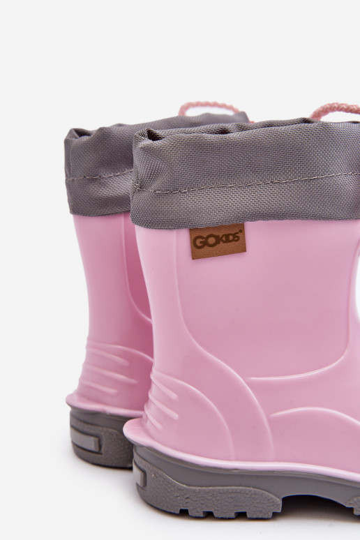 Botas de goma rosas para niños GoKids KIMMY 951