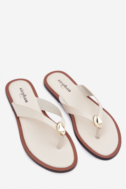 isósceles Zapatillas Zapatillas Femenino Ze color doradom Detalem color marfil Tella