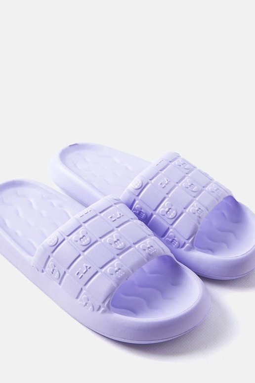 Chanclas de piscina moradas Janina