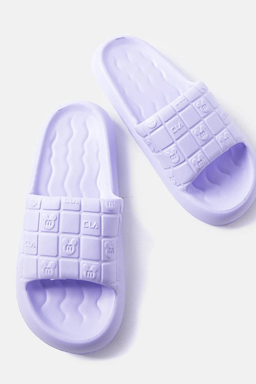 Chanclas de piscina moradas Janina