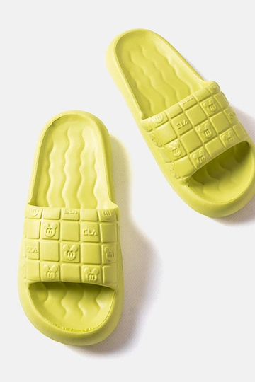 Chanclas de piscina verdes Janina