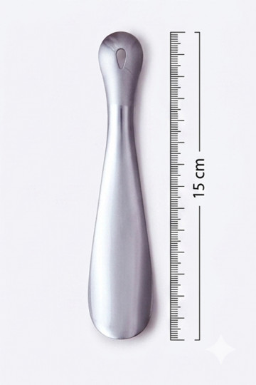Corbby cucharón de plástico para zapatos gris 15 cm