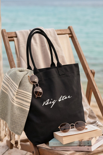 Bolso de tela/bolsa Big Star RR574239 negra 2
