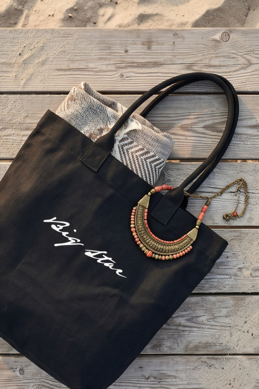 Bolso de tela/bolsa Big Star RR574239 negra