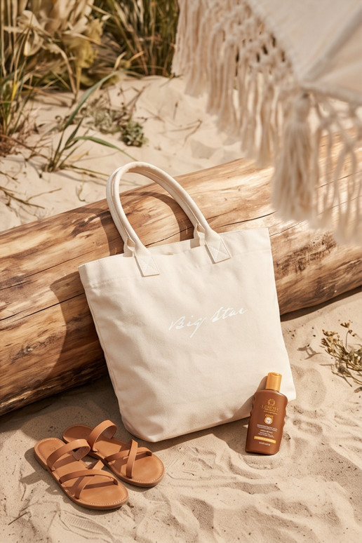 Bolso de tela/bolsa Big Star RR574237 arena clara