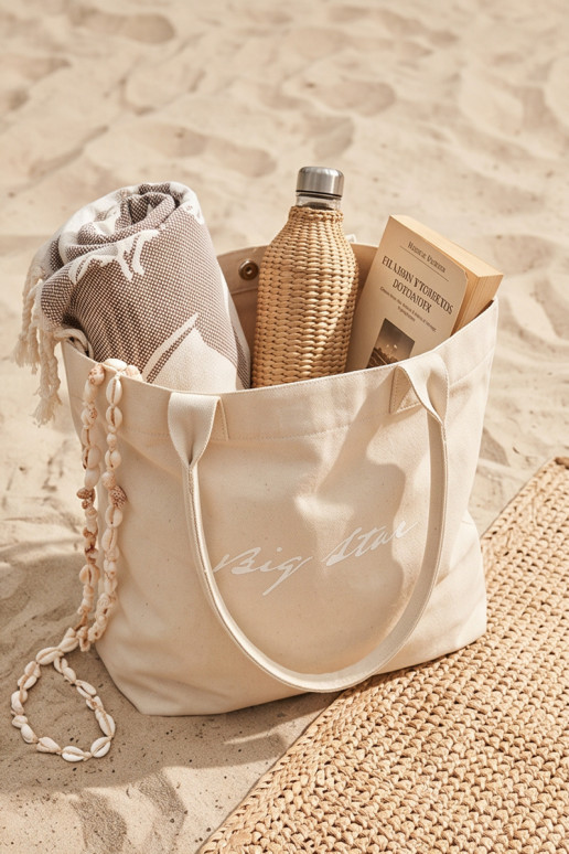 Bolso de tela/bolsa Big Star RR574237 arena clara